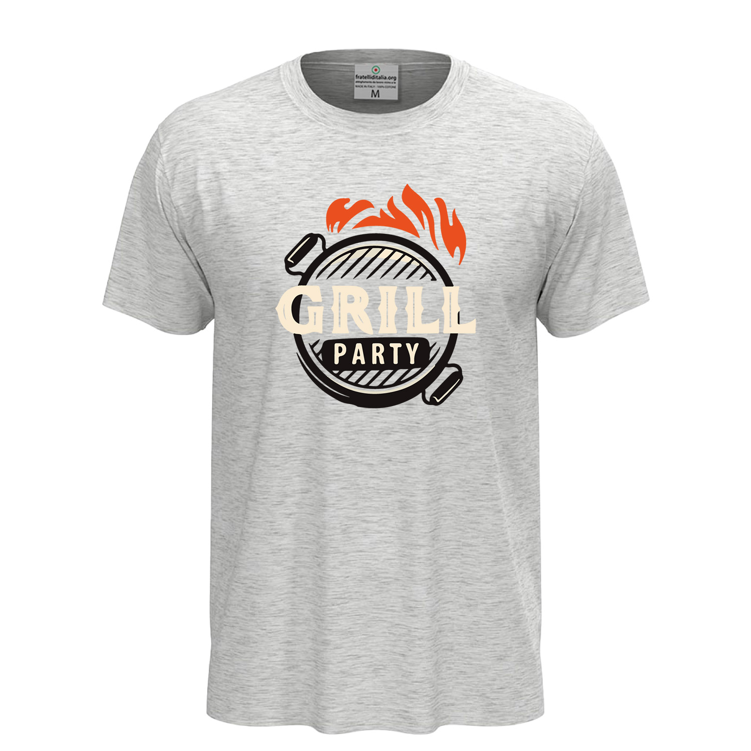 T-shirt classica unisex a manica corta con stampa DTF \