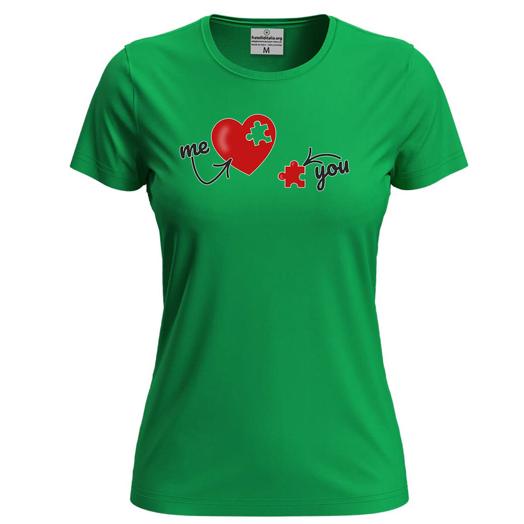 T-shirt maglia donna manica corta \