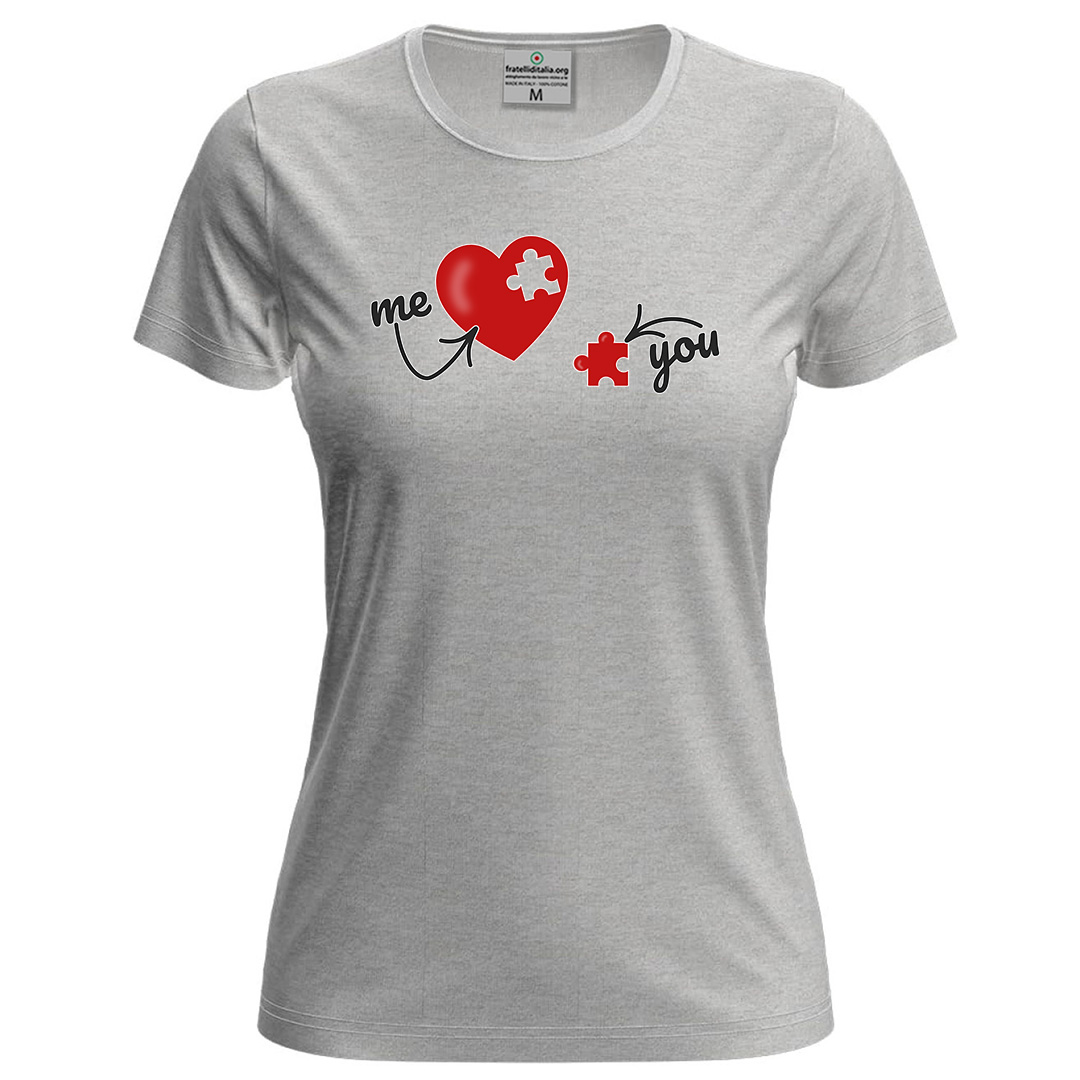 T-shirt maglia donna manica corta \