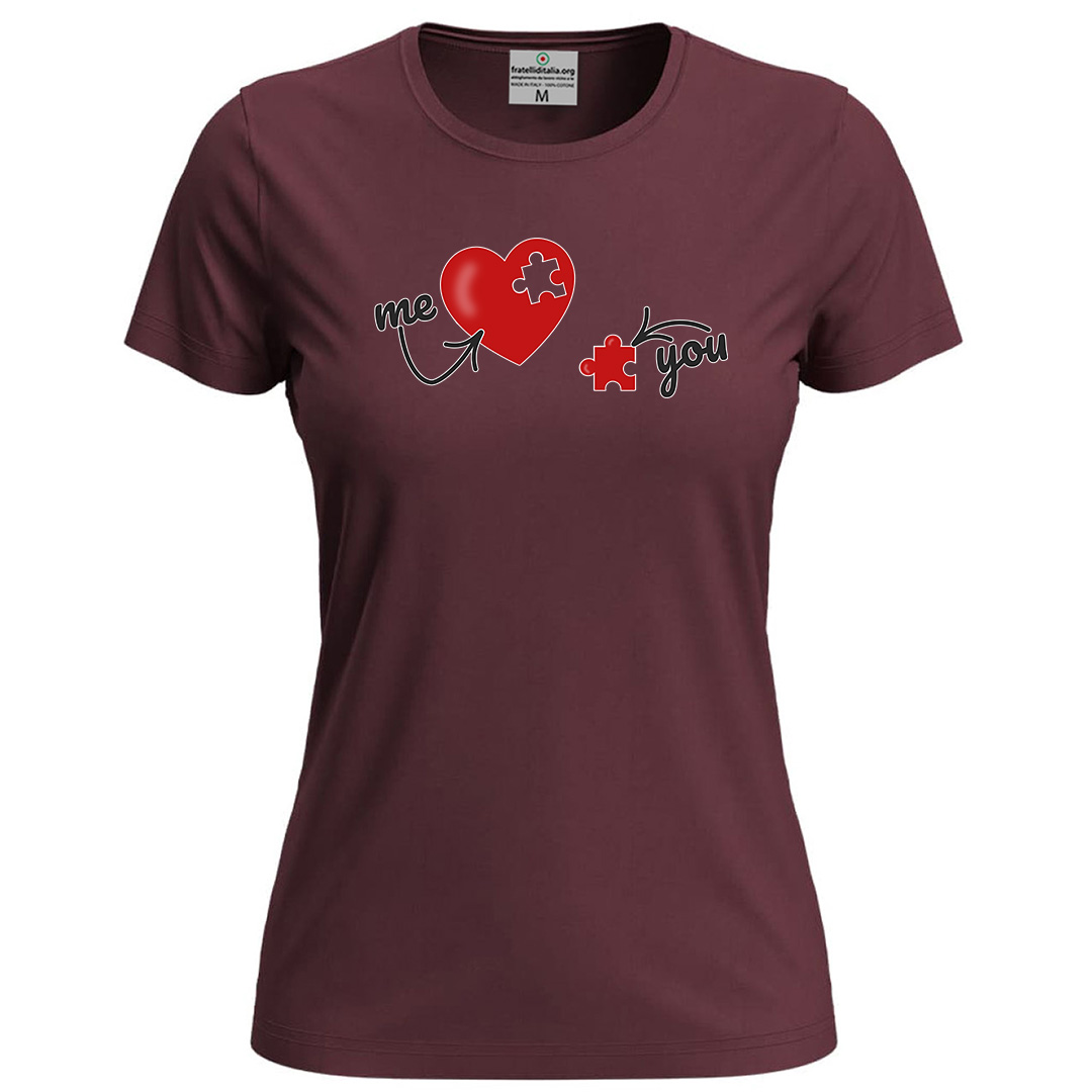 T-shirt maglia donna manica corta \