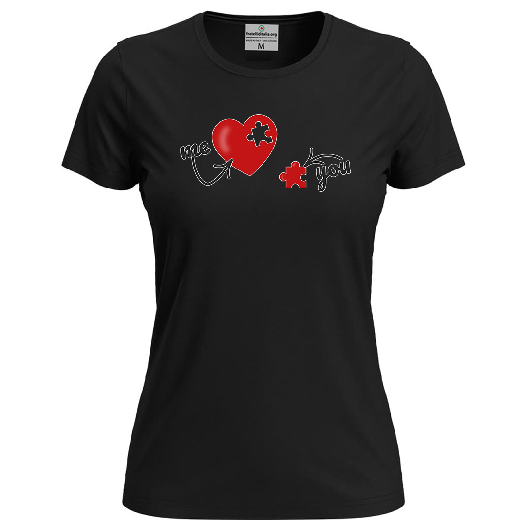 T-shirt maglia donna manica corta \