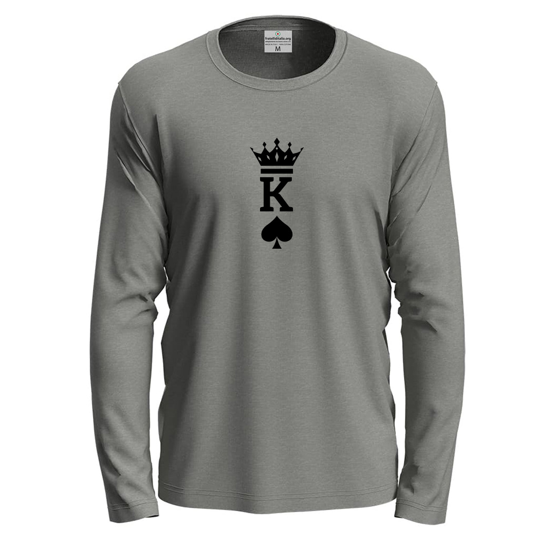 T-shirt a manica lunga con stampa \