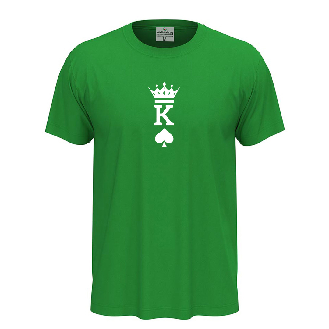 T-shirt classica unisex a manica corta con stampa RE \