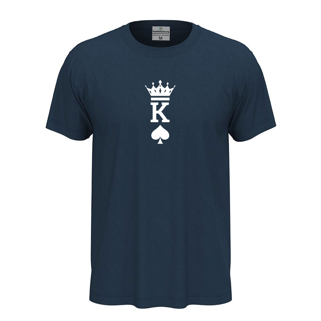 T-shirt classica unisex a manica corta con stampa RE \