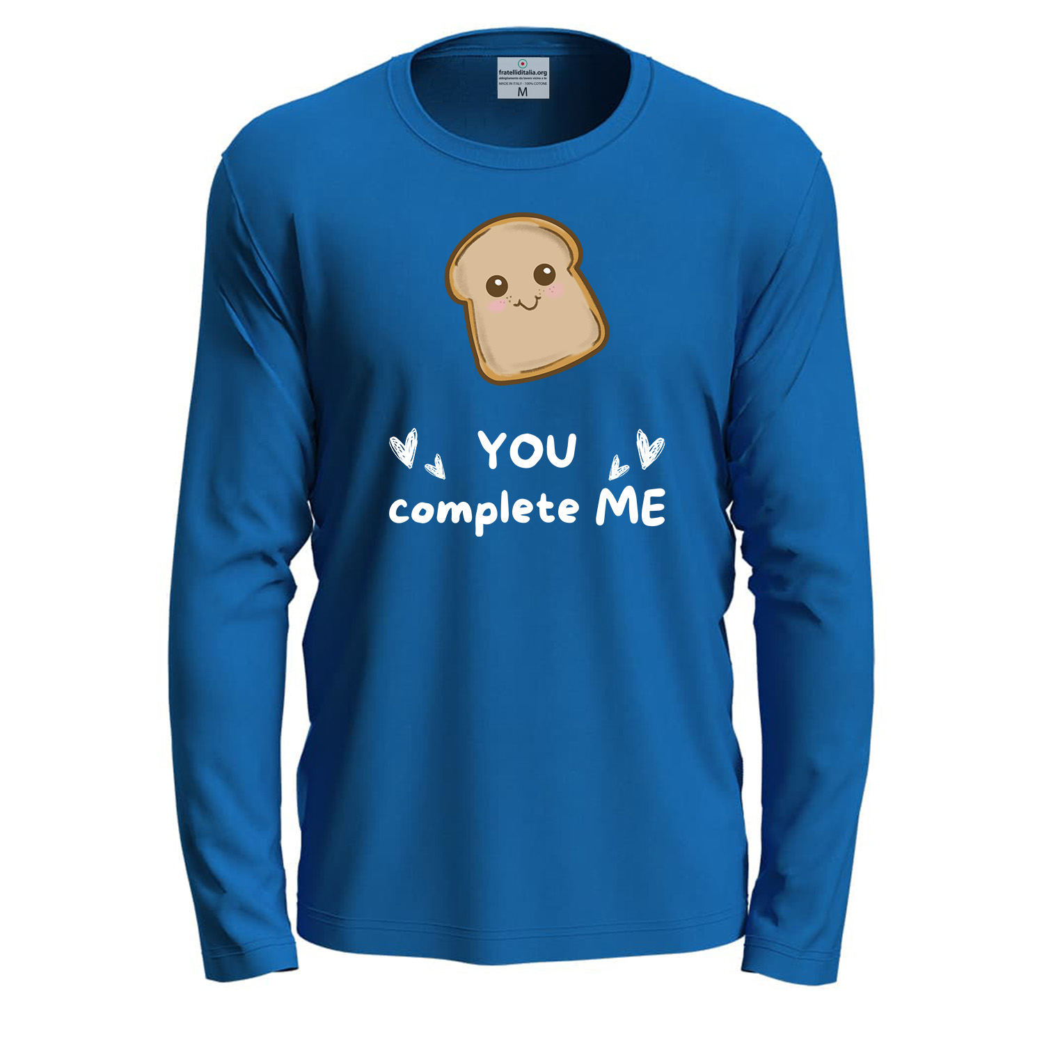 T-shirt a manica lunga con stampa DTF \