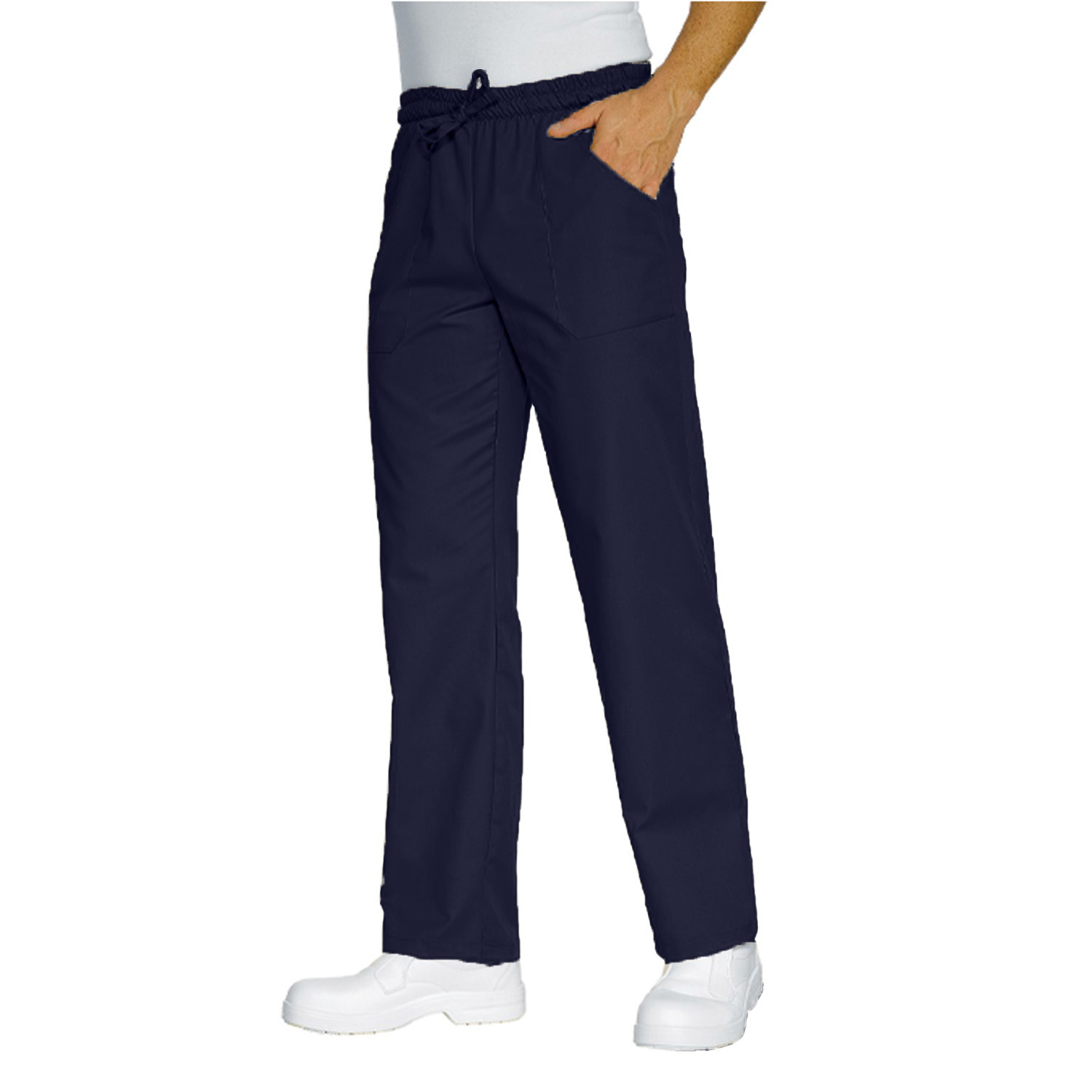 Pantalone pantalaccio da lavoro con elastico e cucina panetteria laccio made in italy estetista infermiere oss- Personalizzabile con il tuo logo