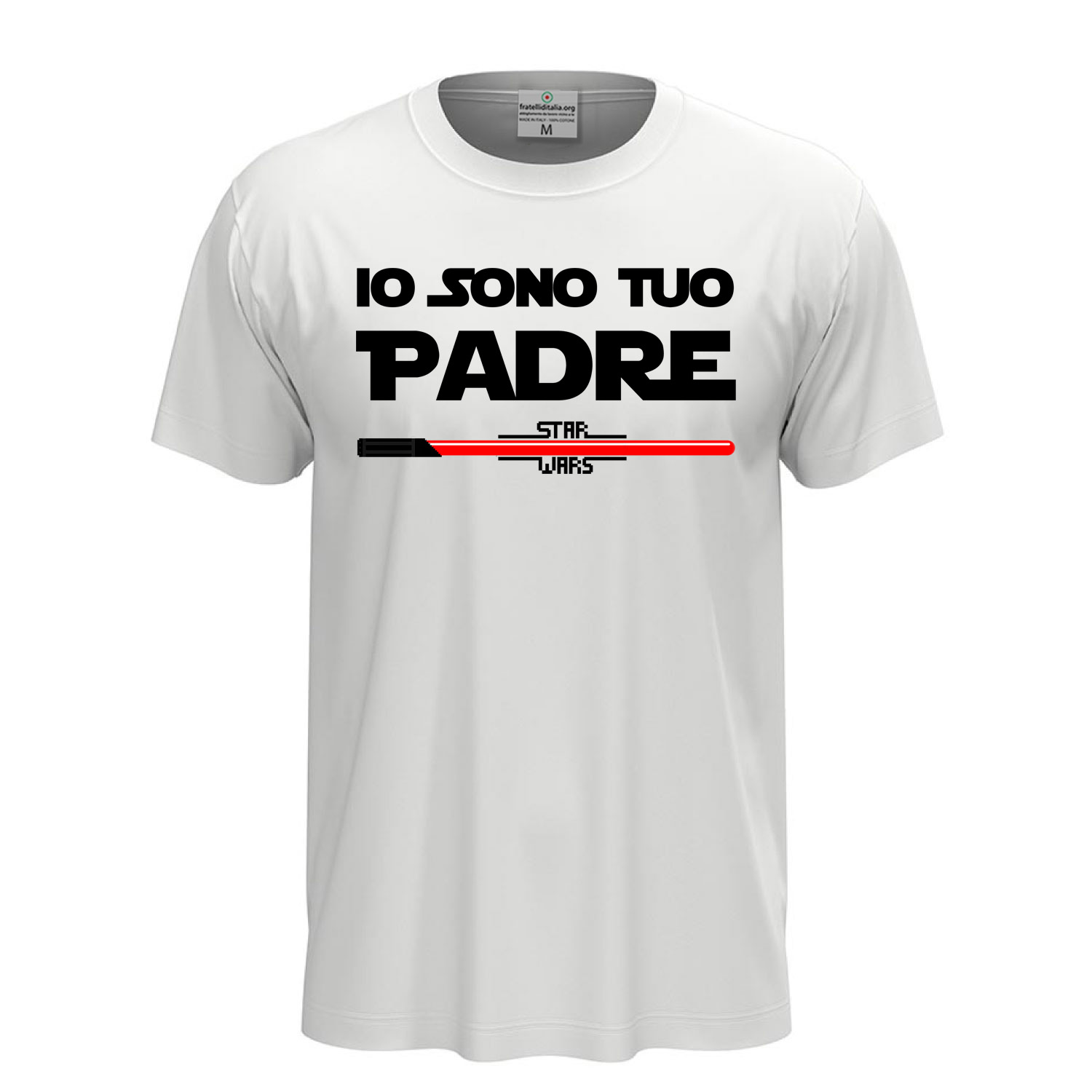 T-shirt classica unisex a manica corta con stampa \