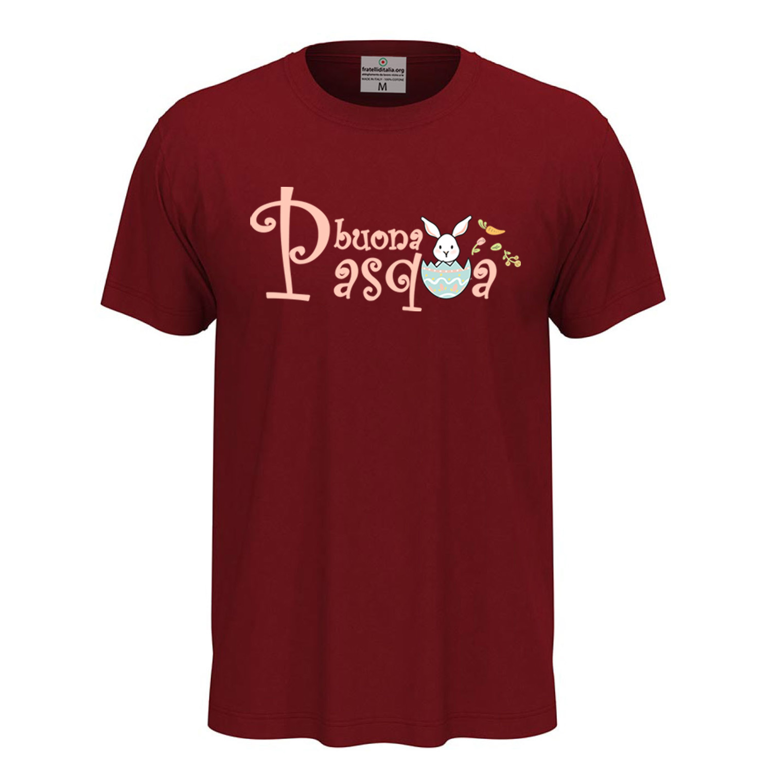 T-shirt pasquale unisex a manica corta stampa \