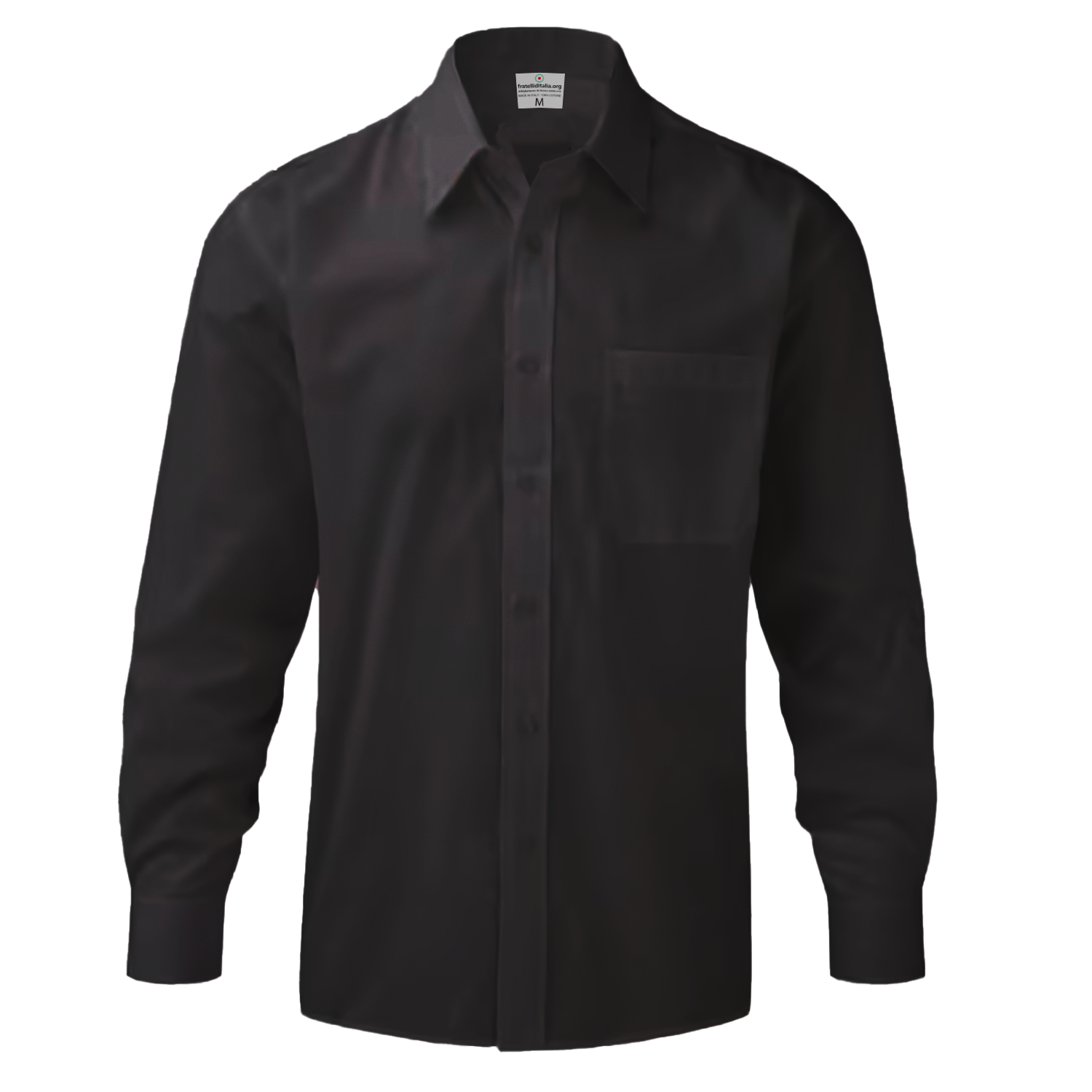 Langarmhemd mit Tasche – Strapazierfähig und professionell, ideal als Arbeitskleidung, Restaurantuniform und Firmenuniform.