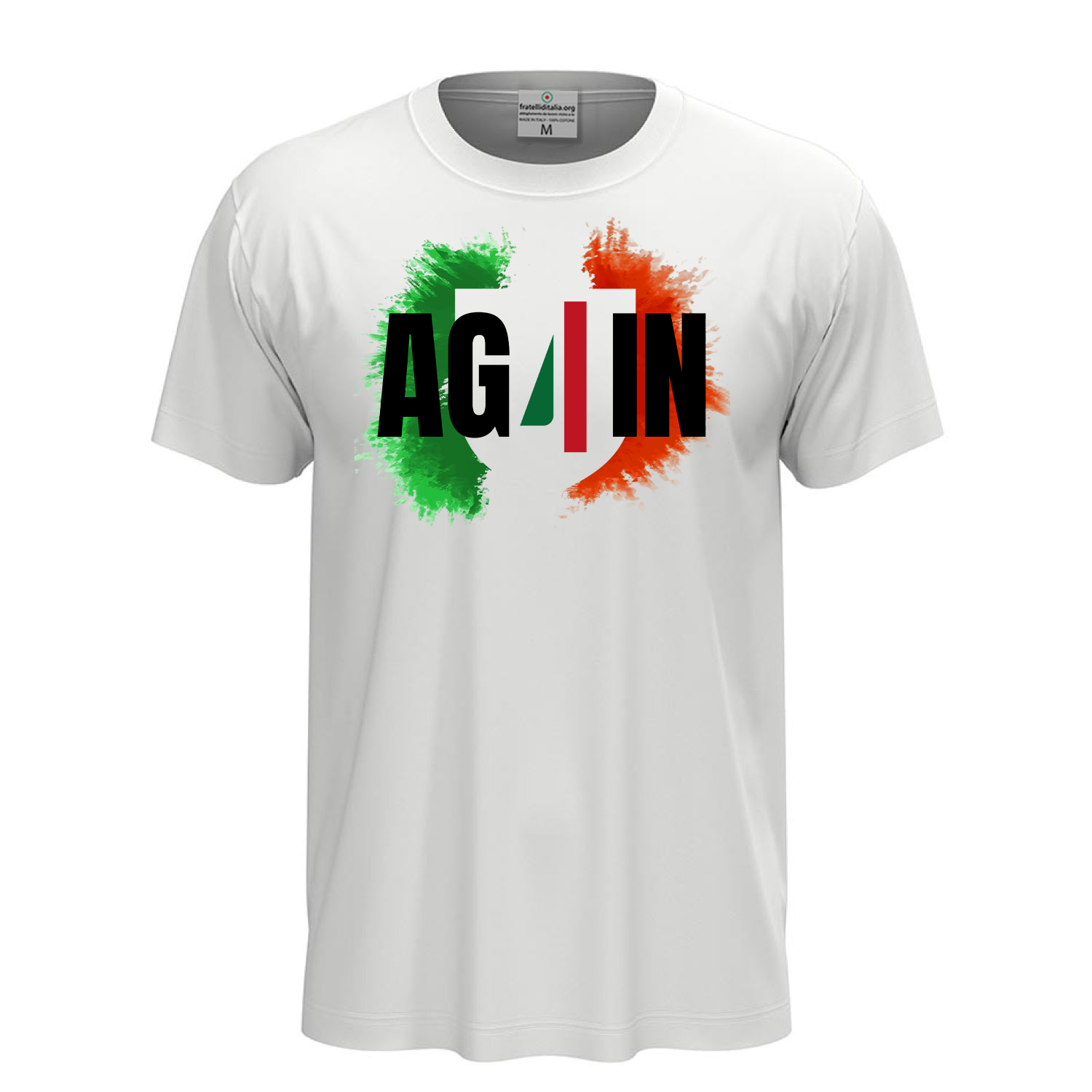 T-shirt 4 Scudetto Napoli campione d\'Italia 2025 Unisex Maglia cotone AGAIN celebrativa