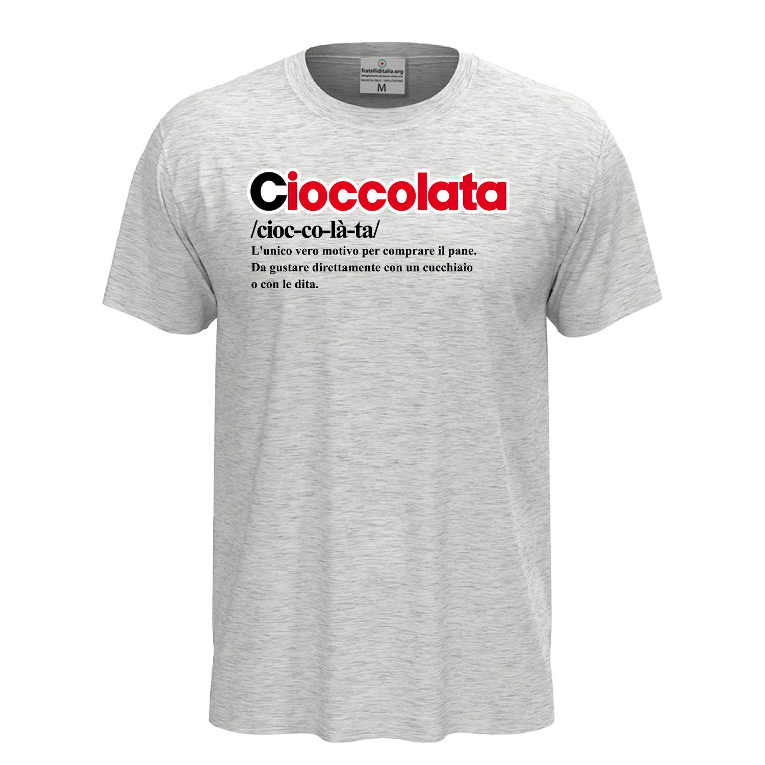 T-shirt maglia unisex a manica corta con stampa \
