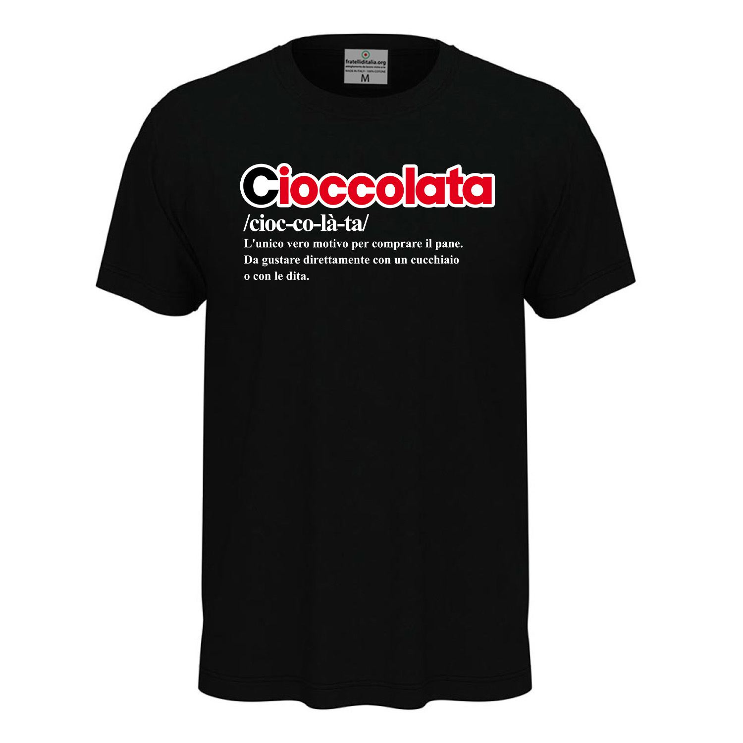 T-shirt maglia unisex a manica corta con stampa \