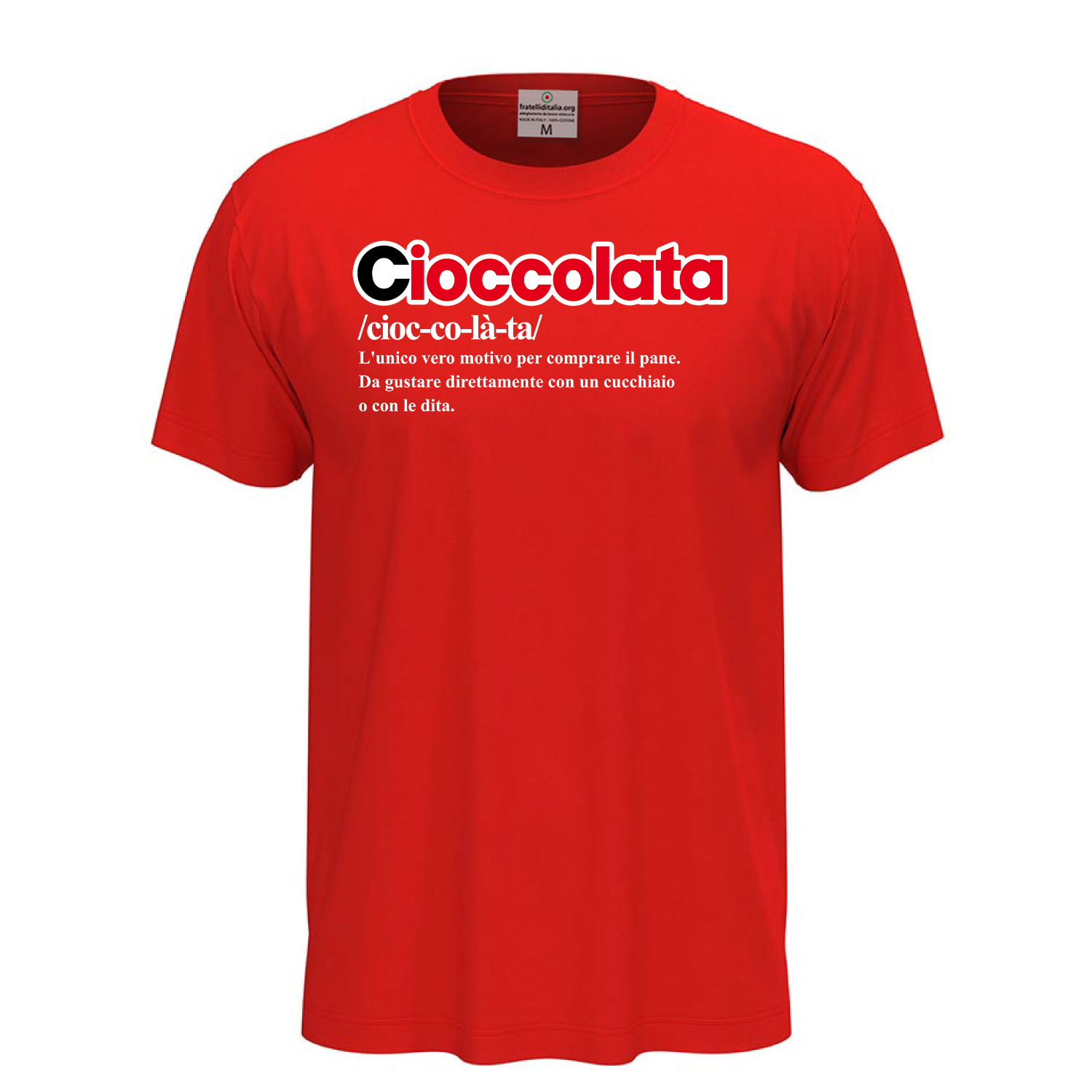 T-shirt maglia unisex a manica corta con stampa \