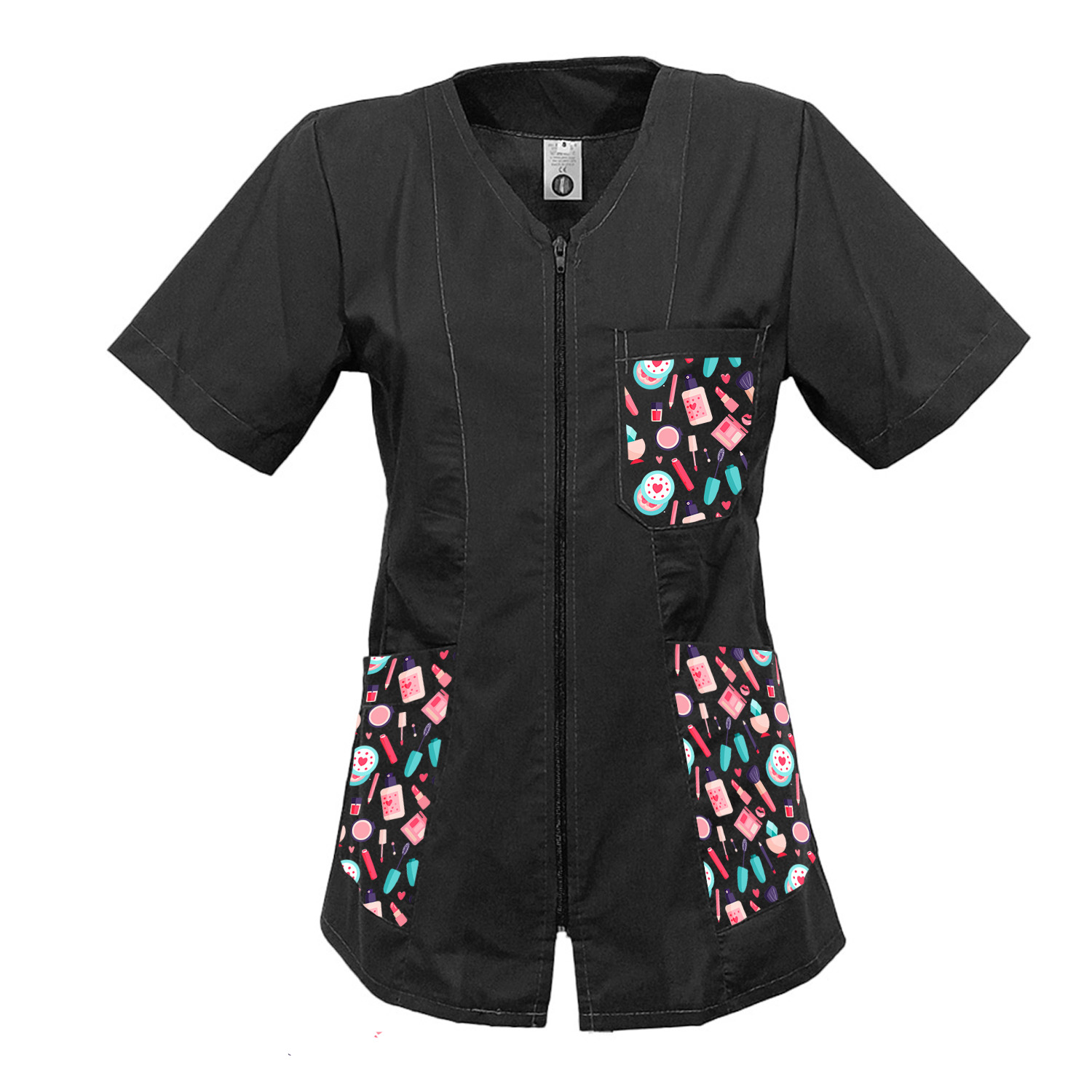 Divisa da Lavoro Donna Estetista Camice e Pantaloni Personalizzabili con Logo