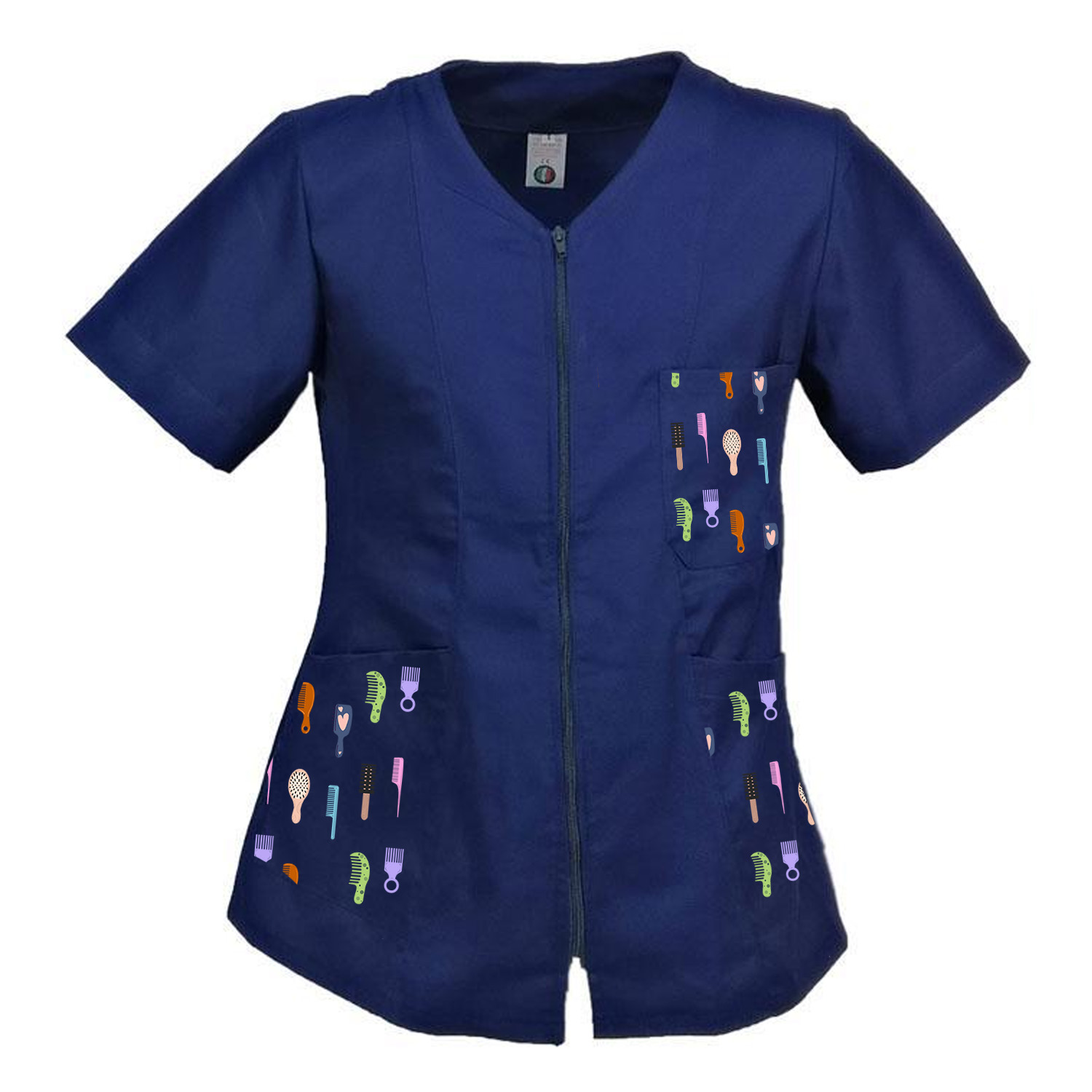 Divisa da Lavoro Donna Estetista Camice e Pantaloni Personalizzabili con Logo