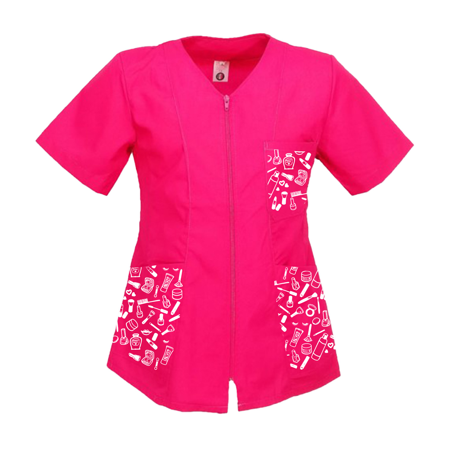 Divisa da Lavoro Donna Estetista Camice e Pantaloni Personalizzabili con Logo