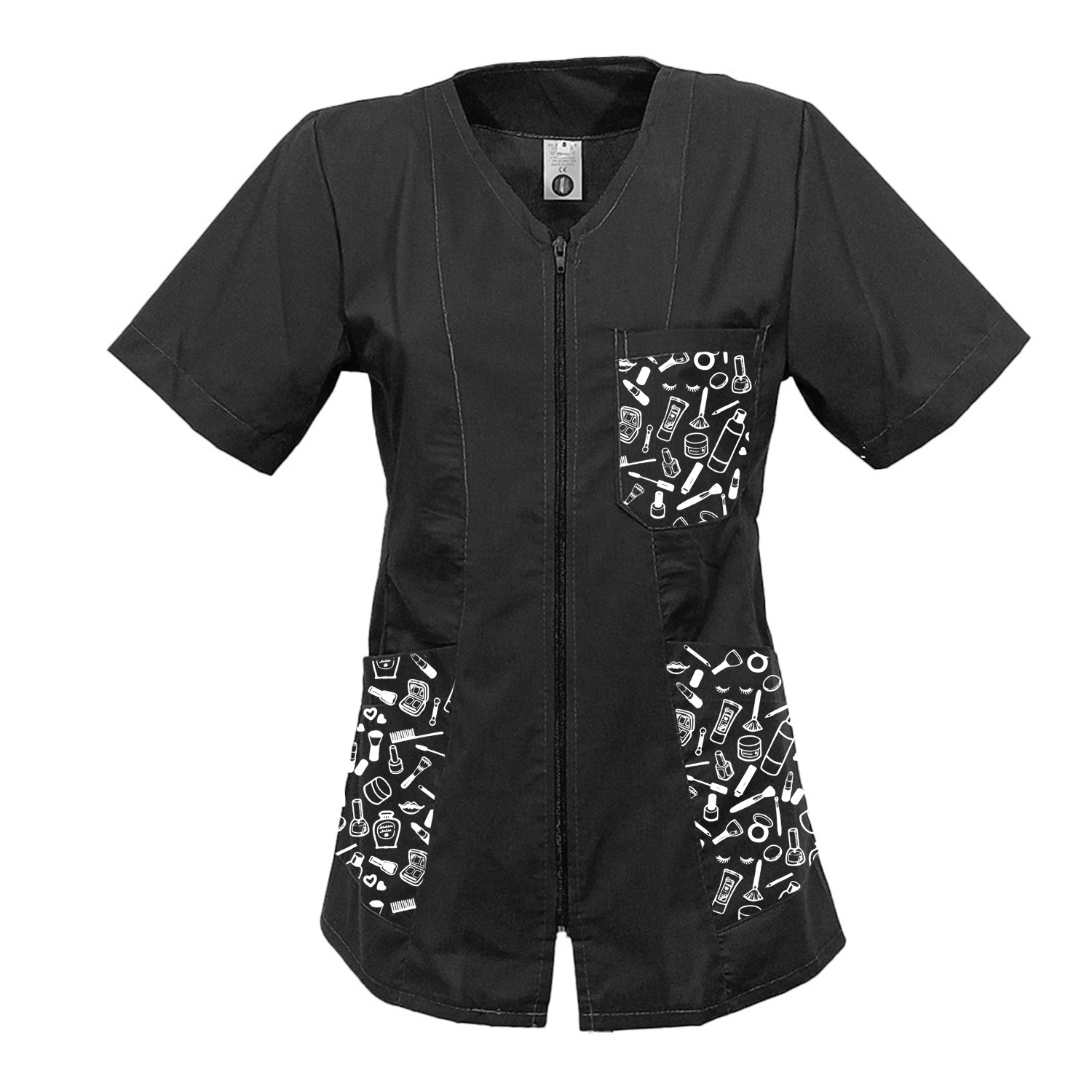 Divisa da Lavoro Donna Estetista Camice e Pantaloni Personalizzabili con Logo