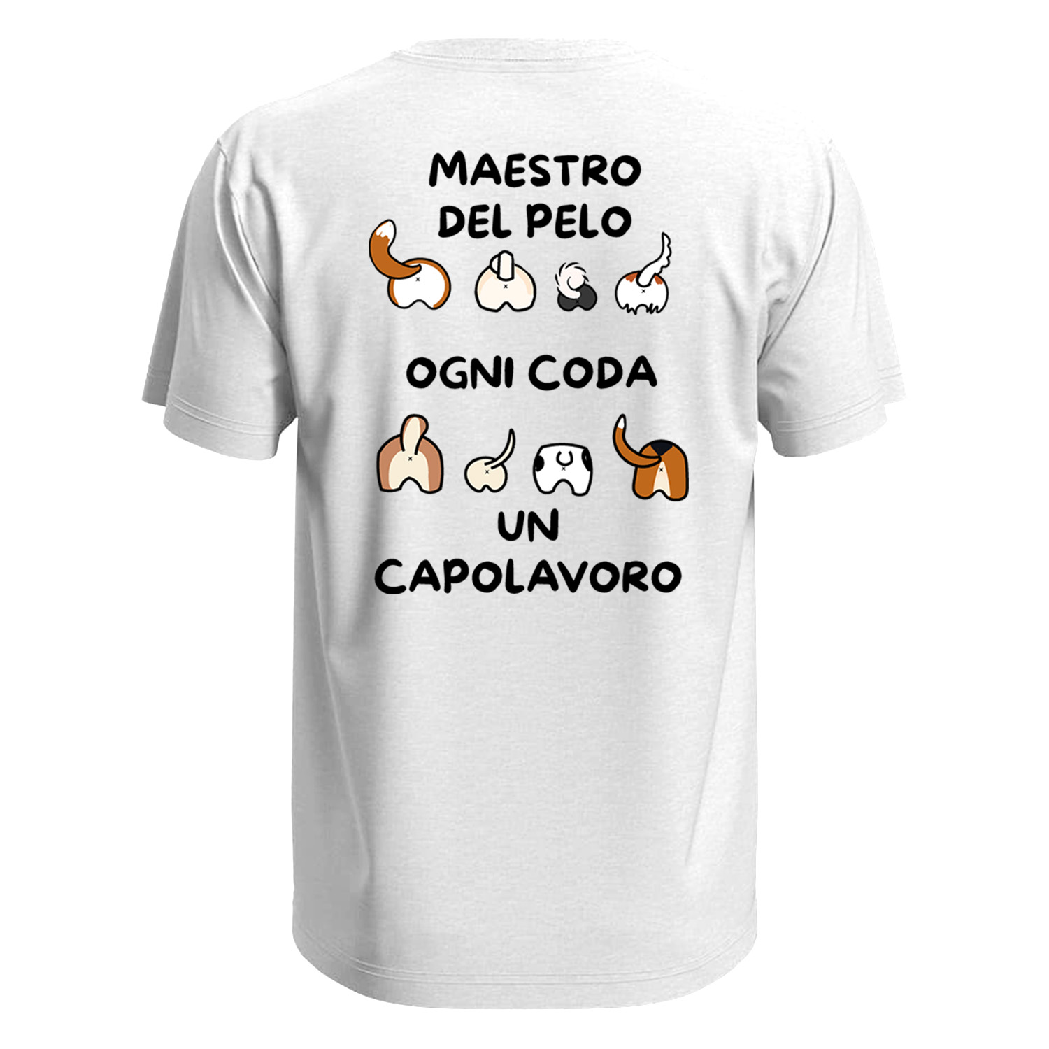 T-shirt classica a manica corta con stampa DTF \