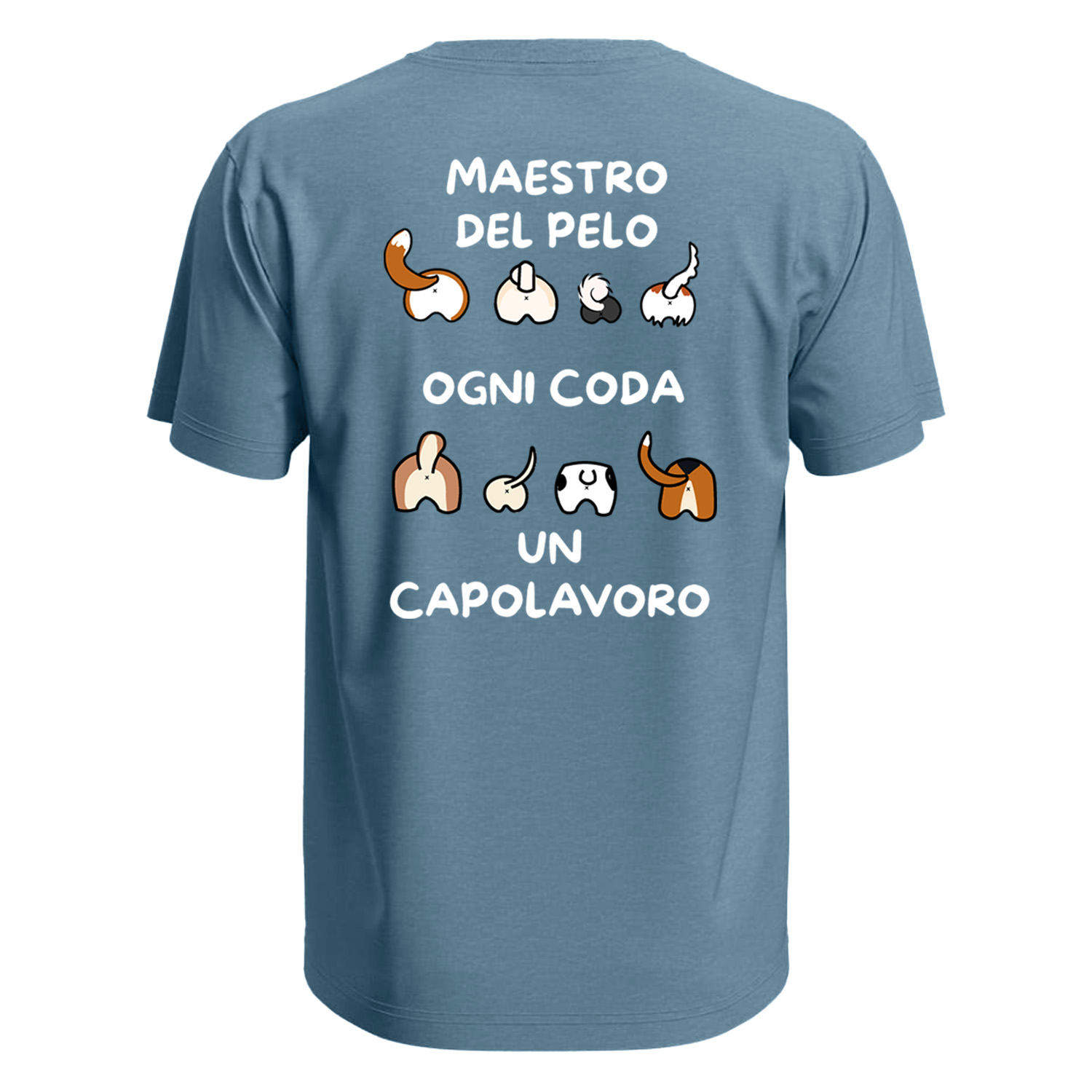 T-shirt classica a manica corta con stampa DTF \