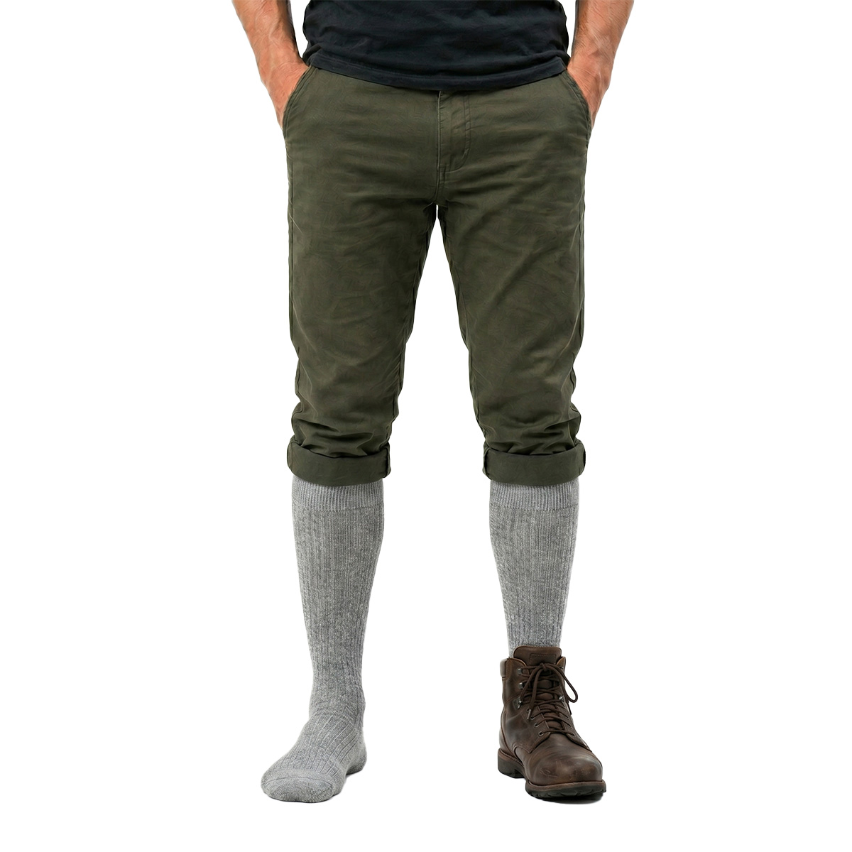 Calzini militari lunghi caldi calzettoni uomo lana verde blu grigio invernali