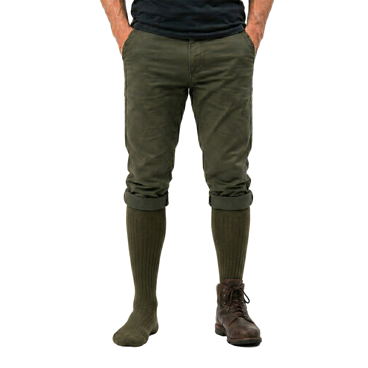 Calzini militari lunghi caldi calzettoni uomo lana verde blu grigio invernali
