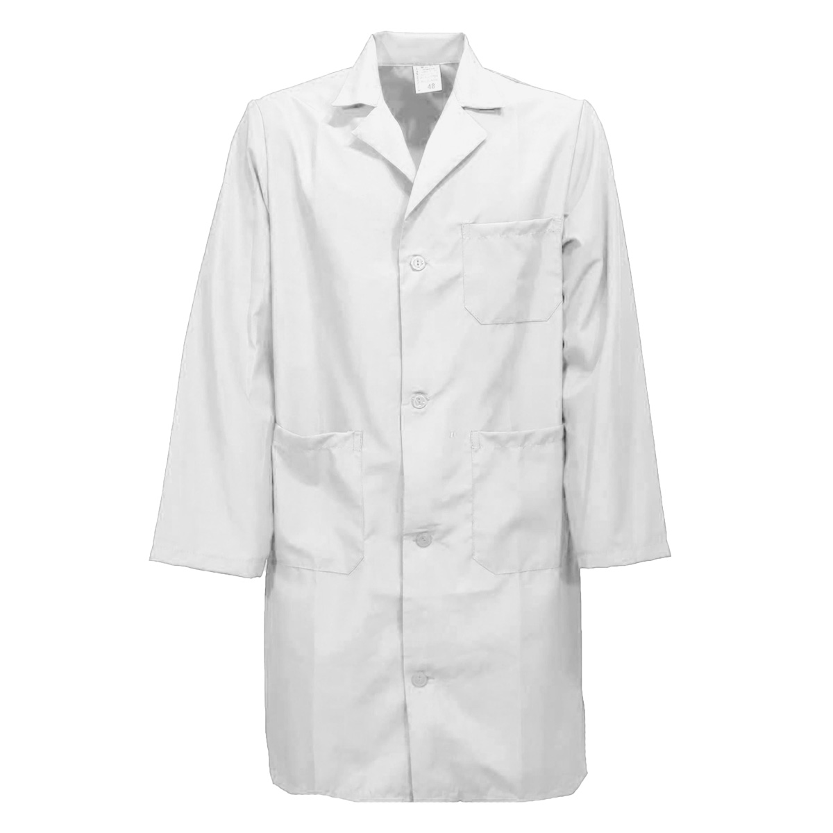 Camice Grembiule uomo misto cotone farmacista magazziniere lavoro bianco blu nero verde azzurro - Personalizzabile