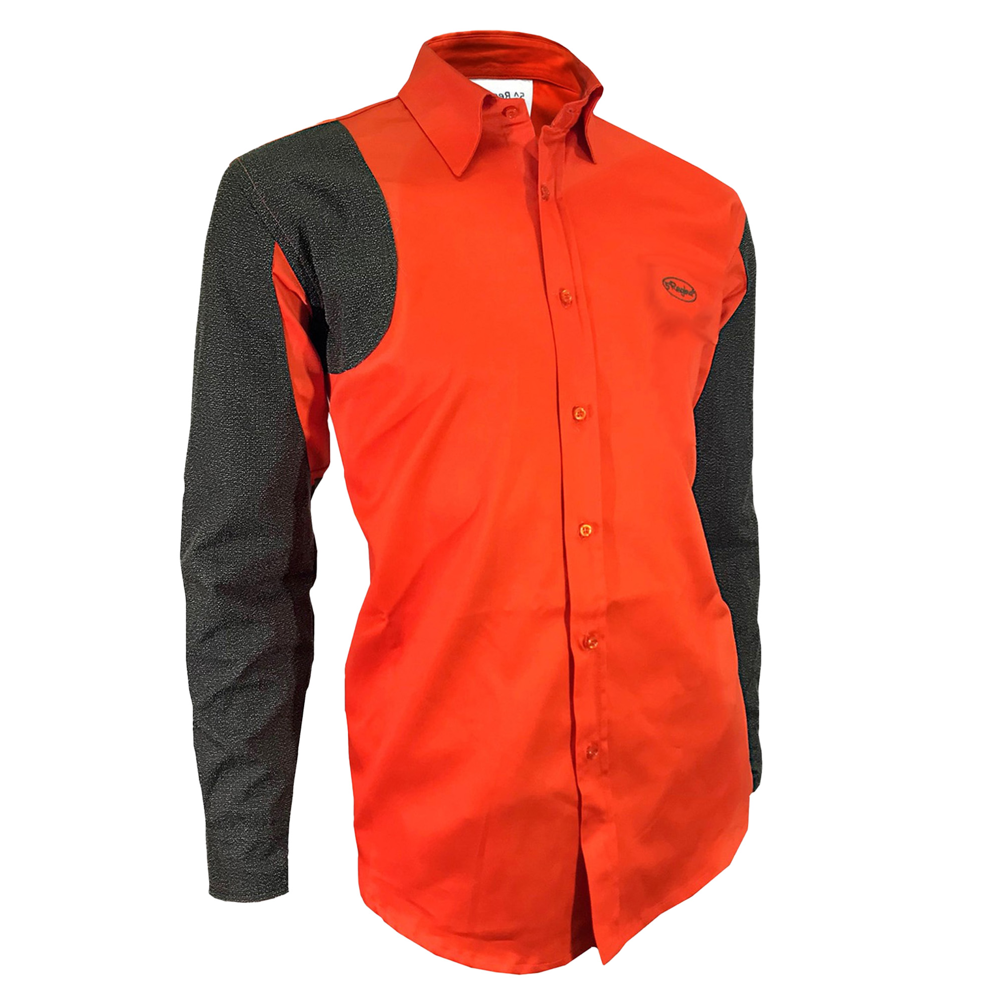 Camicia caccia maniche in antistrappo cotone impermeabile rinforzi