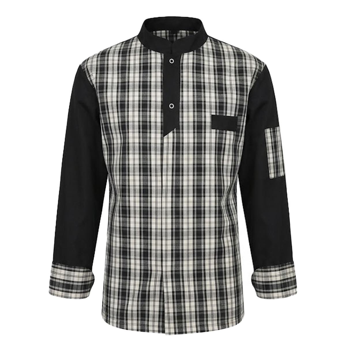 Casacca giacca uomo quadroni made in Italy pub ristorante pizzeria lavoro divise - Personalizzabile con il tuo logo