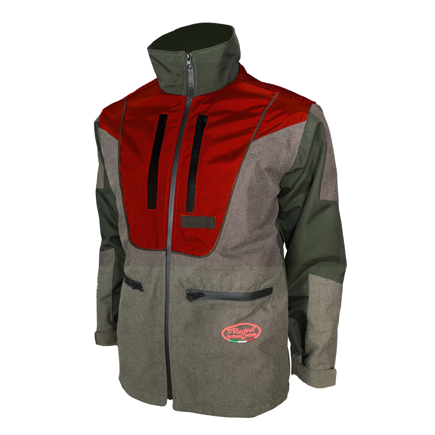 Giubbino giubbotto giacca caccia elasticizzato antistrappo alta visibilita\' - Personalizzabile con il tuo logo