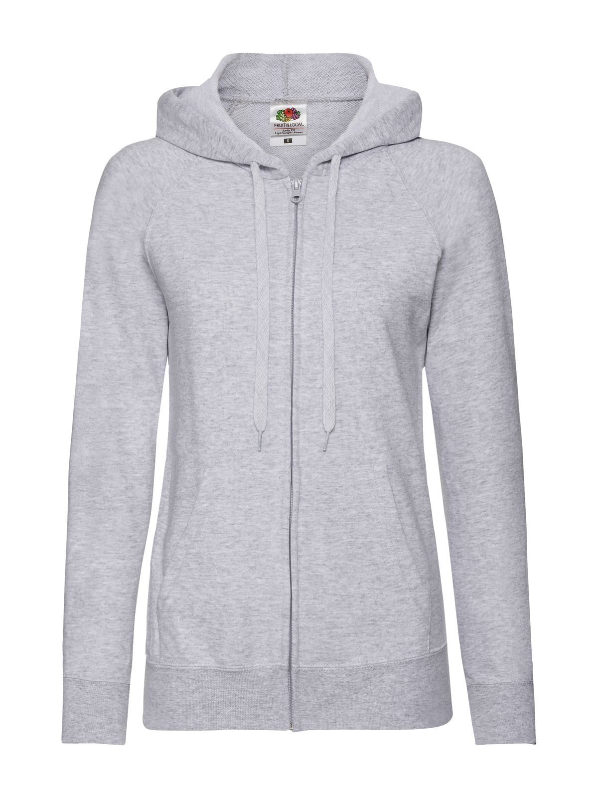 Ladies Lightweight Hooded Sweat Jacket