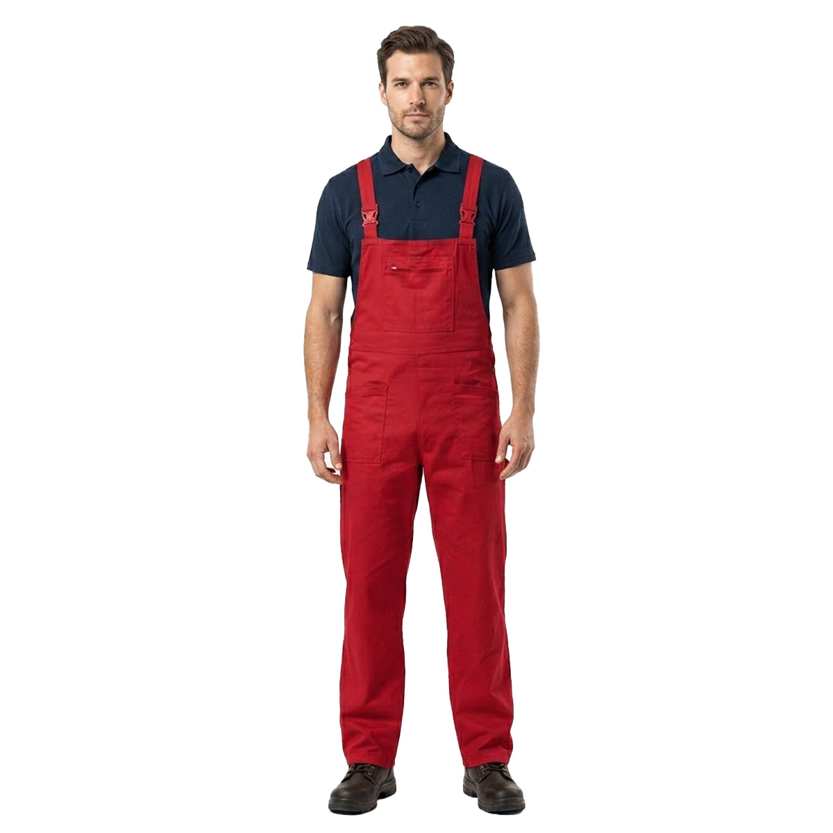 Kit da lavoro Polo T-shirt e salopette per carrozzieri elettricisti falegnami gommisti idraulici e meccanici Include