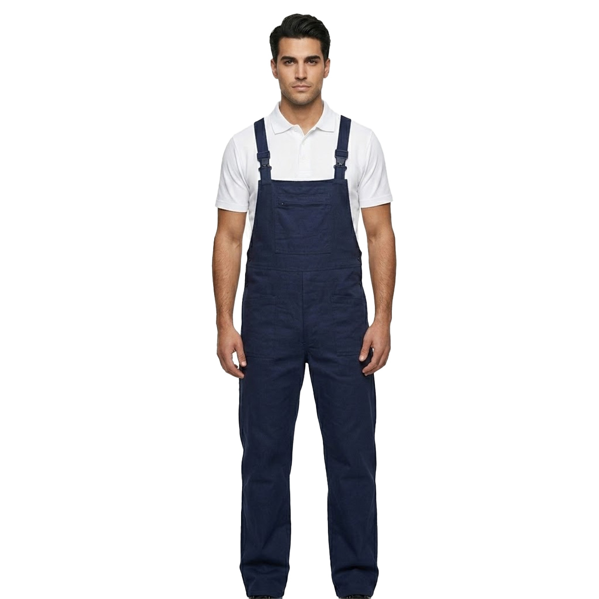 Kit da lavoro Polo T-shirt e salopette per carrozzieri elettricisti falegnami gommisti idraulici e meccanici Include