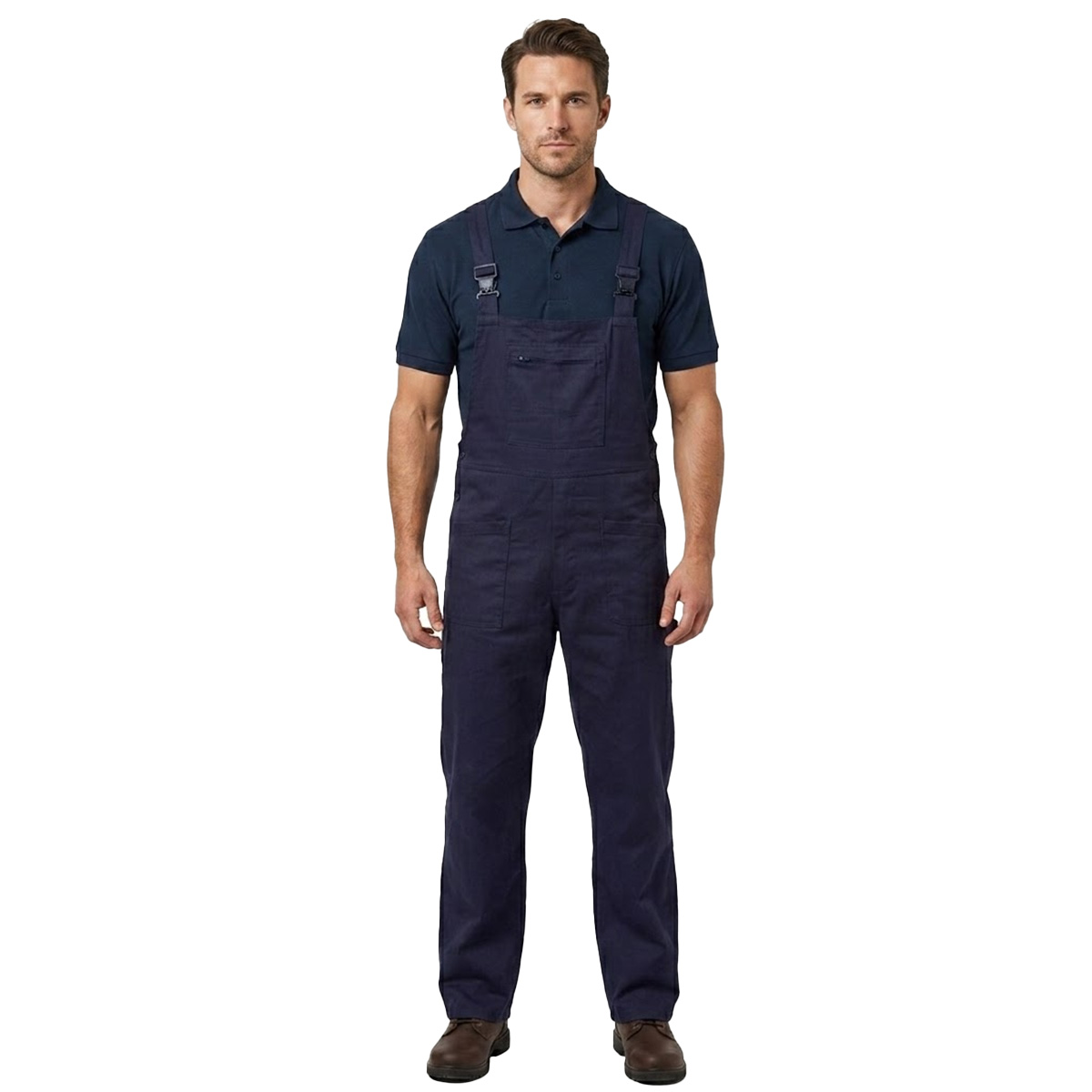 Kit da lavoro Polo T-shirt e salopette per carrozzieri elettricisti falegnami gommisti idraulici e meccanici Include