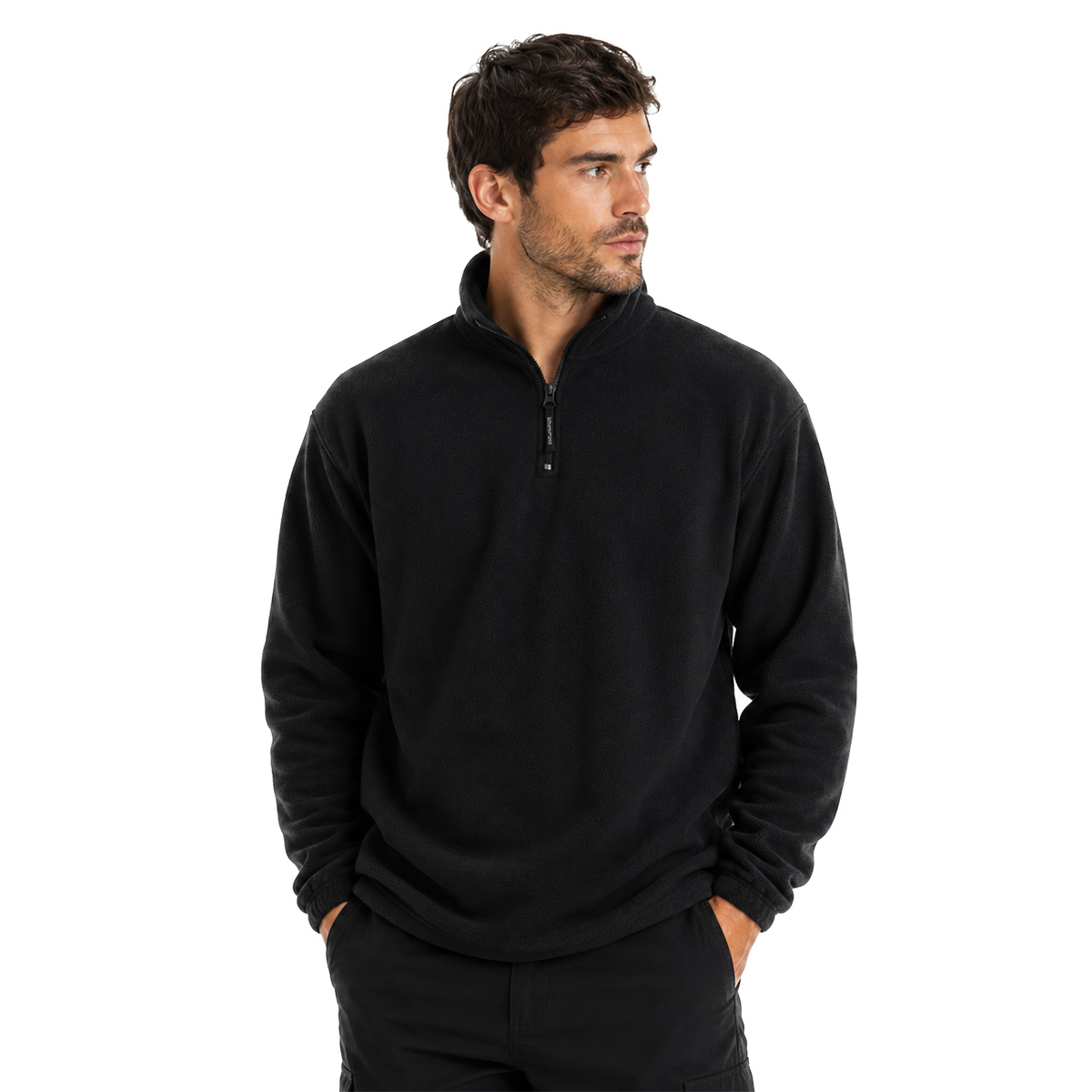 Felpa maglia maglione uomo pile zip mimetico caldo caccia neve invernale - Personalizzabile con il tuo logo
