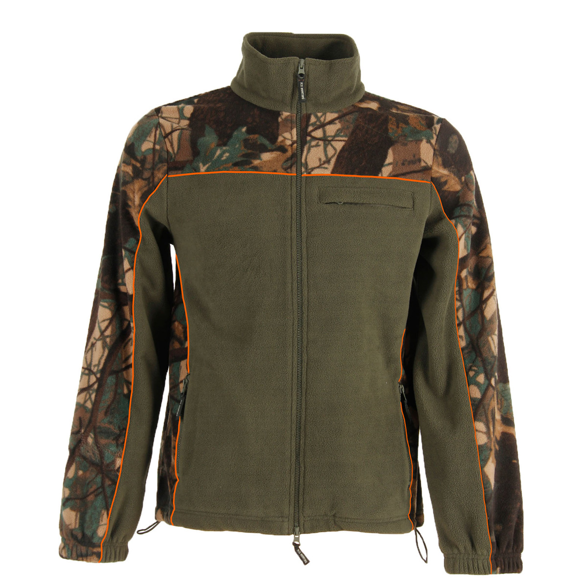 Maglione pile zip maglia termica calda neve montagna bosco uomo - Personalizzabile con il tuo logo