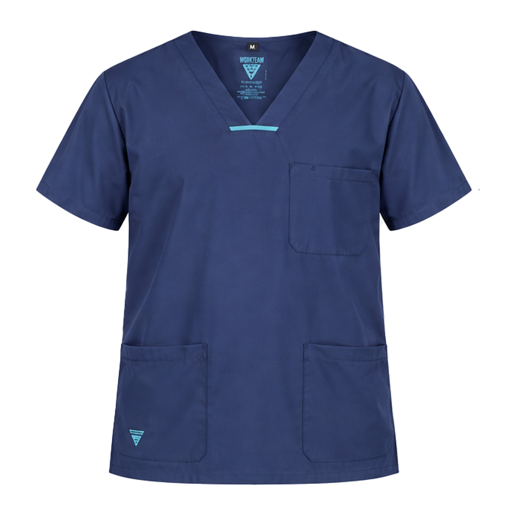 Completo sanitario infermiere divisa oss lavoro ospedaliero unisex casacca pantalone estetista elastico
