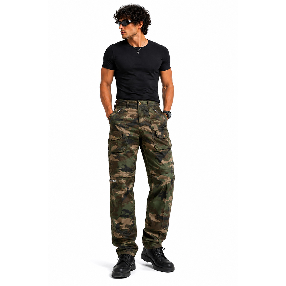 Pantalone pantaloni caccia gambale antivipera foderato pesca pioggia moto