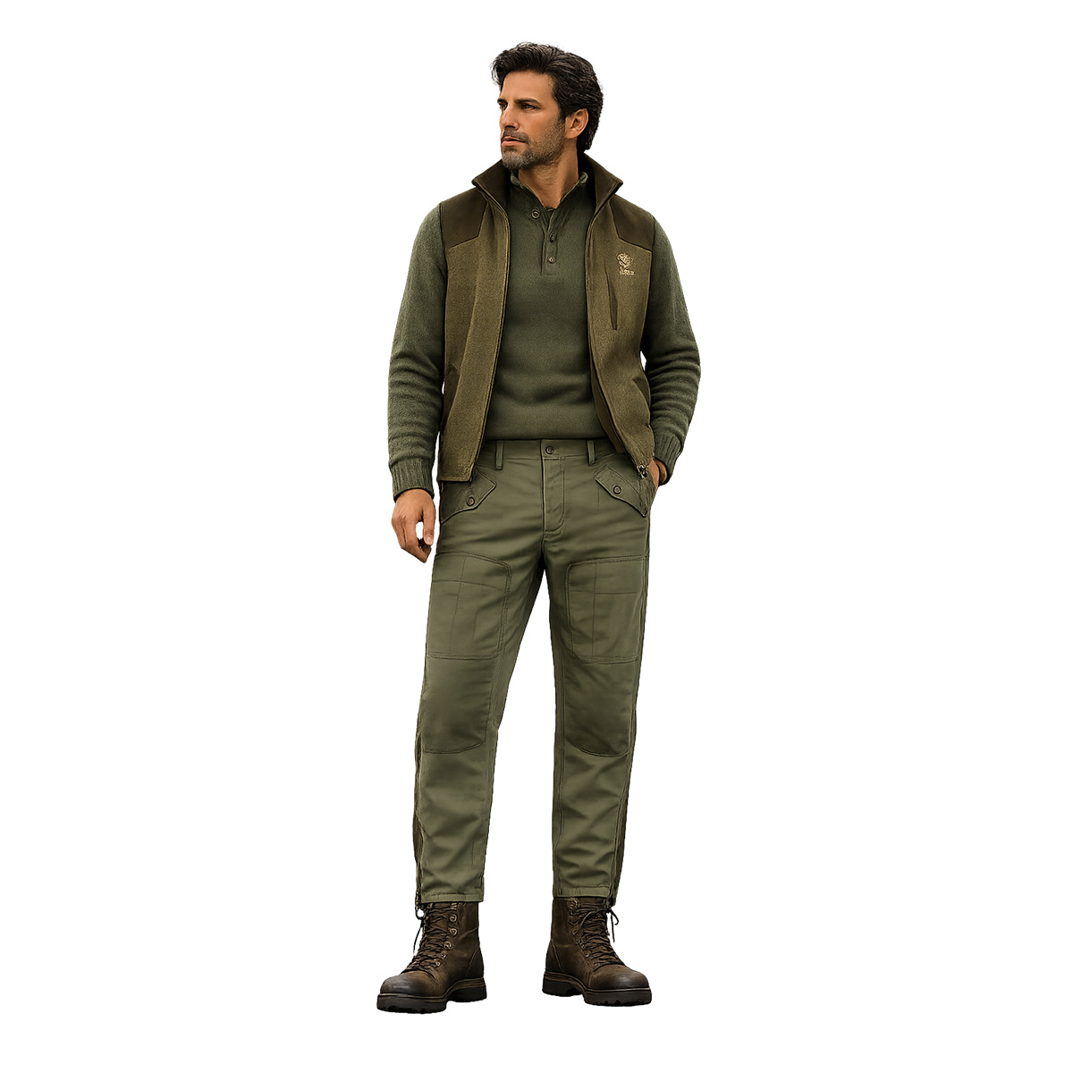Pantalone verde militare