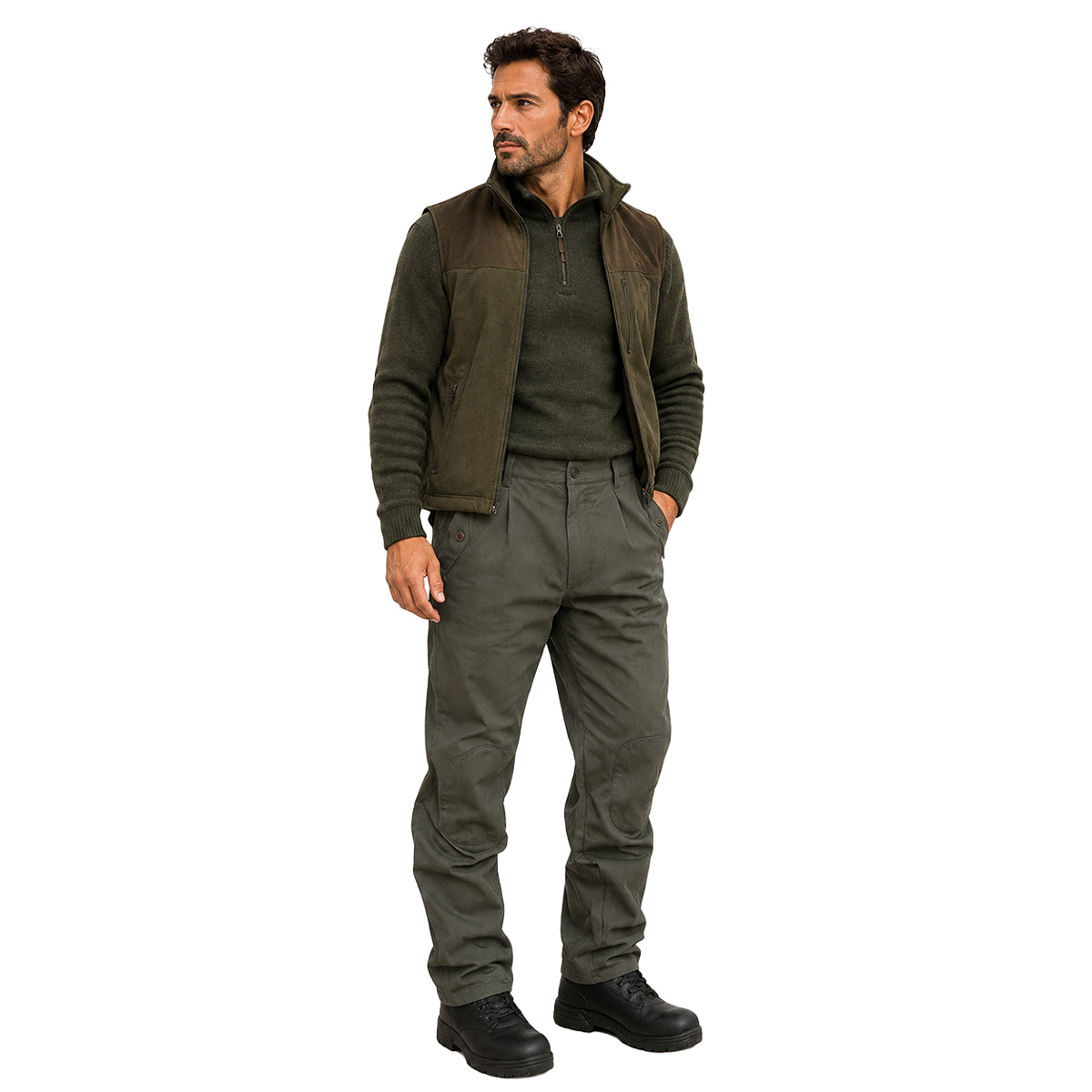 Pantalone verde militare