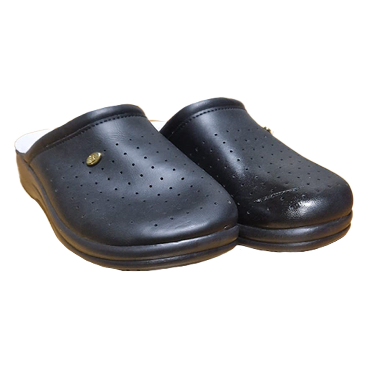 Ciabatte pantofole sanitarie donna suola zoccoli antiscivolo sabot pelle morbide vari colori