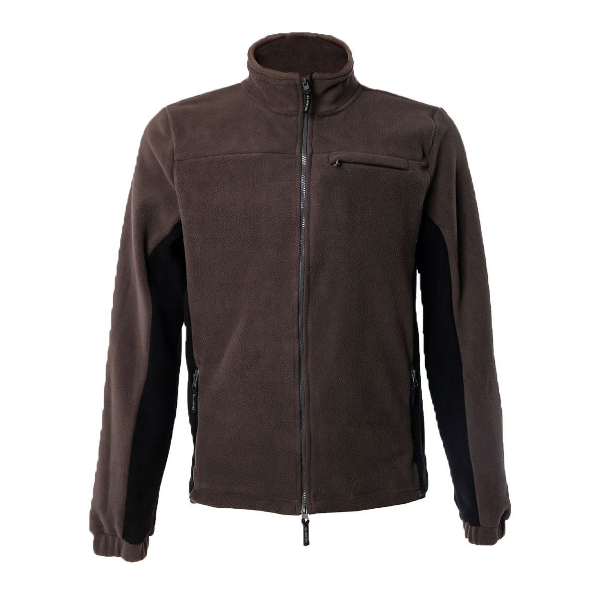 Maglione maglia Pile termico made in italy con mezza zip abbigliamento caccia