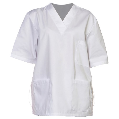 casacca sanitaria medicale infermiere blusa lavoro scollo a V vari colori uomo donna