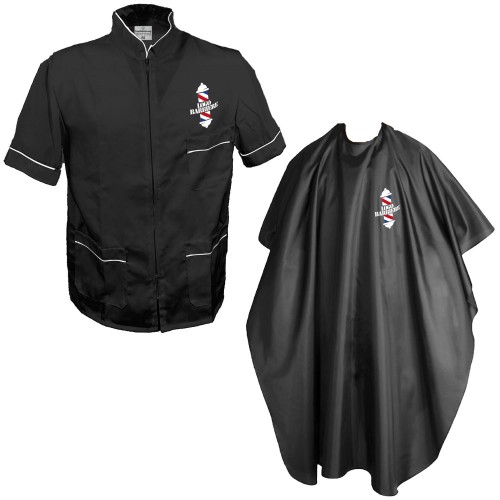 Kit Barbiere con Casacca e Mantella - Personalizzabile con Nome e Logo