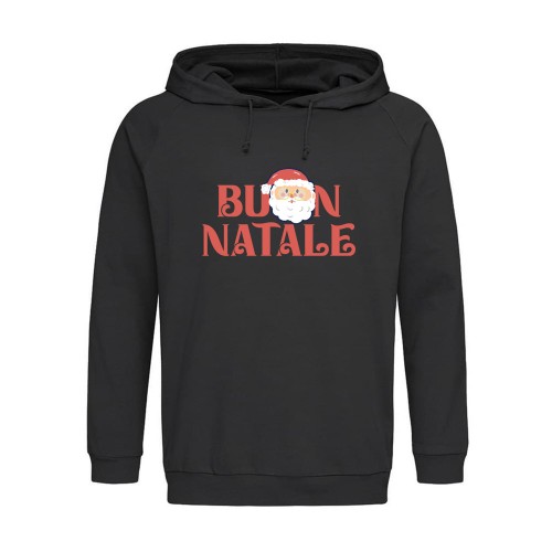 Felpa unisex con cappuccio maglione tema NATALE abbigliamento taglie forti Comoda natalizia