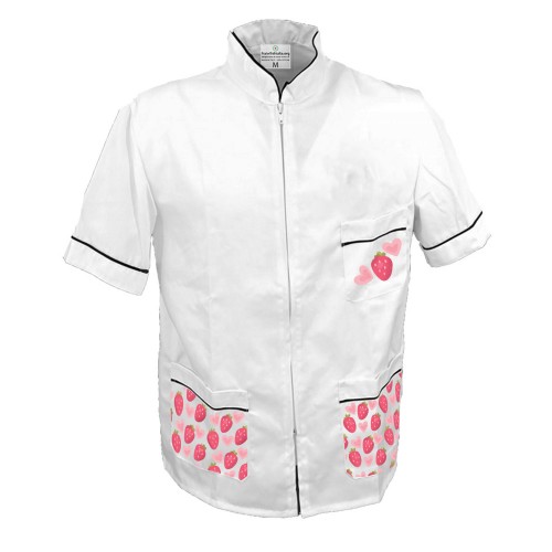 Casacca camice grembiule barbiere lavoro centro estetico uomo toelettatore amore san valentino