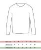 T-shirt classica a manica lunga con stampa DTF Casacca da cucina idea regalo uomo donna