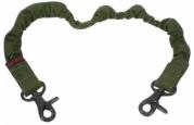 Cinghia softair cordino 1742  elastico universale verde oliva attacchi metallo