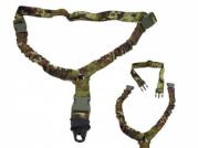 Cinghia softair ciras 1 punto sgancio rapido elastica vegetato italiano cordura