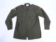 Camicia tedesca in cotone leggero con tasche e bandierina vintage