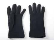 Gants de laine italien couleur bleu marine